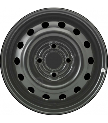 Jante tôle 13 pouces - 4 Trous - 5x13  4x100  ET45  AL56,5  noir