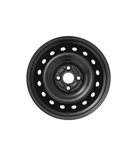 Jante tôle 15 pouces - 4 Trous - 5x15  4x100  ET40  AL54  noir Jante tôle 15 pouces - 4 Trous - 5x15  4x100  ET40  AL54  noir
