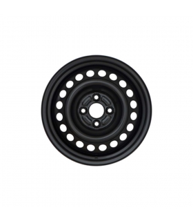 Jante tôle 15 pouces - 4 Trous - 6x15  4x100  ET50  AL56  noir