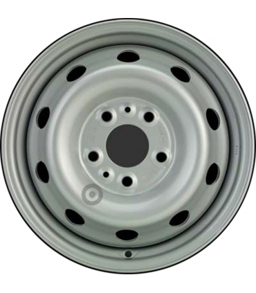 Jante tôle 15 pouces - 5 Trous - 6x15  5x118  ET68  AL71,1  argent