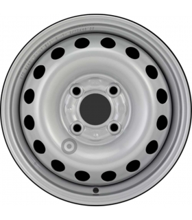 Jante tôle 13 pouces - 4 Trous - 4,5x13  4x100  ET36  AL60  argent