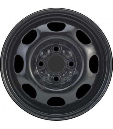 Jante tôle 13 pouces - 4 Trous - 4,5x13  4x100  ET35  AL57  noir