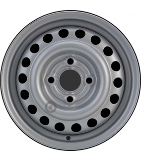 Jante tôle 13 pouces - 4 Trous - 4,5x13  4x100  ET45  AL56,5  argent