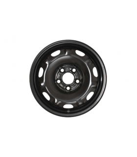 Jante tôle 14 pouces - 5 Trous - 5x14  5x100  ET38  AL75,09  noir