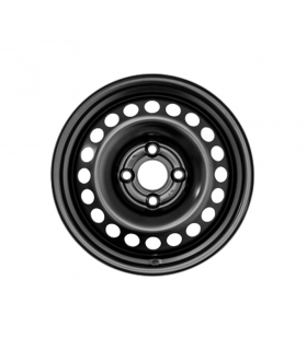 Jante tôle 14 pouces - 4 Trous - 5x14  4x100  ET45  AL54  noir