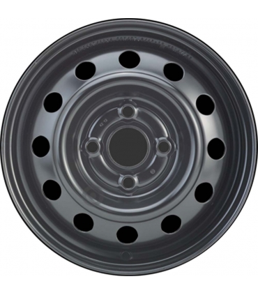 Jante tôle 13 pouces - 4 Trous - 4,5x13  4x100  ET46  AL54  noir