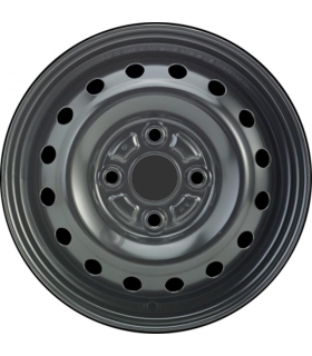 Jante tôle 13 pouces - 4 Trous - 4x13  4x100  ET40  AL54  noir