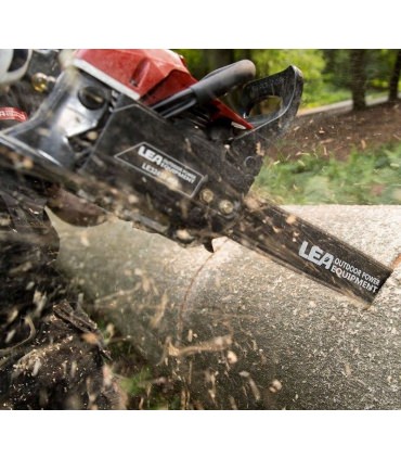 Tronçonneuse thermique 50,8 cm3 guide 45 cm anti vibration LEA LE32508-45A