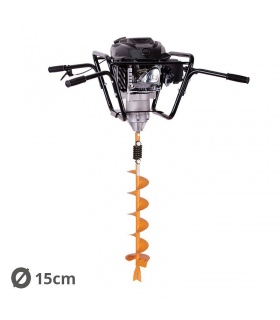 Tarière motorisée 4 temps 150 cm3 3,4 cv avec vrille 15cm Villager VPH 170