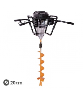 Tarière motorisée 4 temps 150 cm3 3,4 cv avec mèche 20cm Villager VPH 170