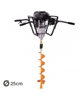 Tarière motorisée 4 temps 150 cm3 3,4 cv avec vrille 25cm Villager VPH 170