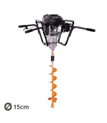 Tarière thermique 4 temps 150 cm3 mèches 15 et 25cm Villager VPH 170