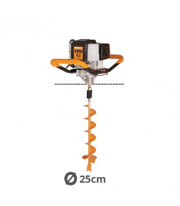 Tarière thermique 43cc 2 temps Villager VPH 43 