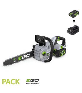 PACK Tronçonneuse électrique 35 cm avec batterie 2,5Ah et chargeur- EGO POWER CS1411E