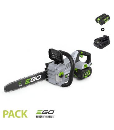 PACK Tronçonneuse électrique 35 cm avec batterie 2,5Ah et chargeur- EGO POWER CS1411E