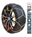 Chaînes à neige pneu 205/80R13, montage rapide acier 9mm - Polaire 0080-PR9C-4