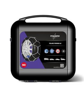 Chaînes neige véhicules électriques pneu 165/80R14, 9mm renforcées - Polaire 0060-PMAA-7