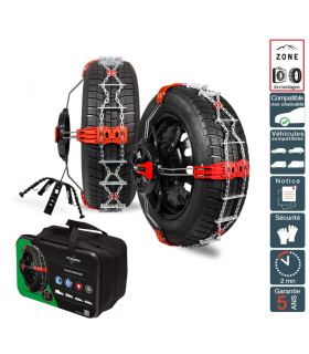 Chaine neige montage frontal pneu 175/55R17 véhicule non chaînable - Polaire 0050-PSPC-23