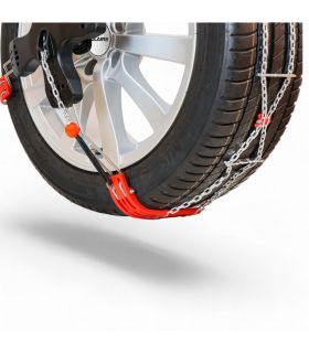 Chaînes à neige frontales 9mm pneu 325/25R21 Homologuées loi montagne - POLAIRE 0110-POAA-41