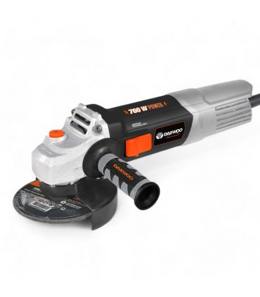 Meuleuse d'angle filaire 115 mm 720 W, vitesse 12000 tr/min - DAEWOO DAAG115-76L
