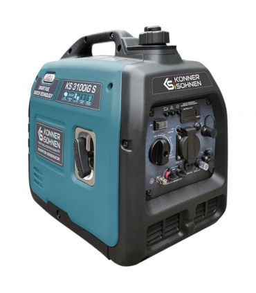 Générateur inverter à essence-gaz  3,1Kw, 145cc - Könner  Söhnen KS 3100iG S
