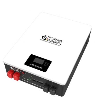 Batterie lithium LiFePO4 48V 100Ah, système BMS, écran LCD, stockage d'énergie - KS LB 48-100