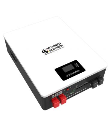 Batterie lithium LiFePO4 48V 100Ah, système BMS, écran LCD, stockage d'énergie - KS LB 48-100