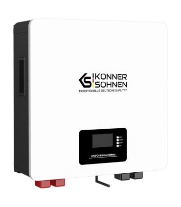 Batterie lithium-fer-phosphate 24V 100Ah avec BMS, écran LCD, Wi-Fi - KS LB 24-100