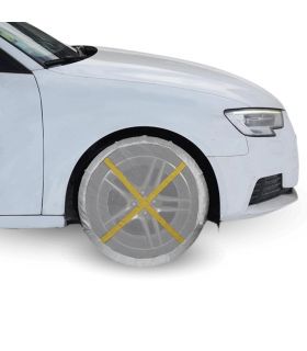 Paire de chaussettes neige et verglas loi montagne pour pneu 285/30R18 Polaire 0G74-PRSC-36