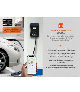 Borne de recharge rapide voitures électriques Type 2, 11kW - Triphasée - Könner  Söhnen KS X16/3