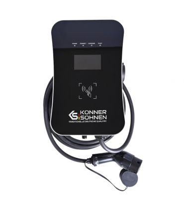Borne de recharge rapide voitures électriques Type 2, 11kW - Triphasée - Könner  Söhnen KS X16/3