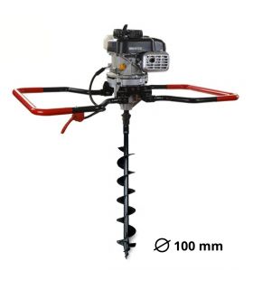 Tarière motorisée 4 temps 149 cm3, 3,4 ch - mèche Ø 100 mm - DUNSCH DU46150DV Tarière motorisée 4 temps 149 cm3, 3,4 ch - mèche Ø 100 mm - DUNSCH DU46150DV