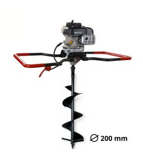 Foreuse de sol, moteur 4 temps 149 cm3, 3,4 ch - mèche Ø 200 mm incluse - DUNSCH DU46150DV Foreuse de sol, moteur 4 temps 149 cm3, 3,4 ch - mèche Ø 200 mm incluse - DUNSCH DU46150DV