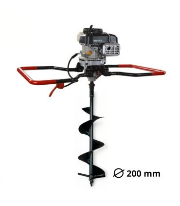 Foreuse de sol, moteur 4 temps 149 cm3, 3,4 ch - mèche Ø 200 mm incluse - DUNSCH DU46150DV