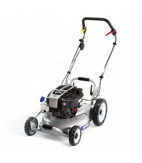 Tondeuse à gazon professionnelle tractée moteur Briggs Stratton 190 cm³, mulching 46 cm - GRIN PM46A Tondeuse à gazon professionnelle tractée moteur Briggs Stratton 190 cm³, mulching 46 cm - GRIN PM46A