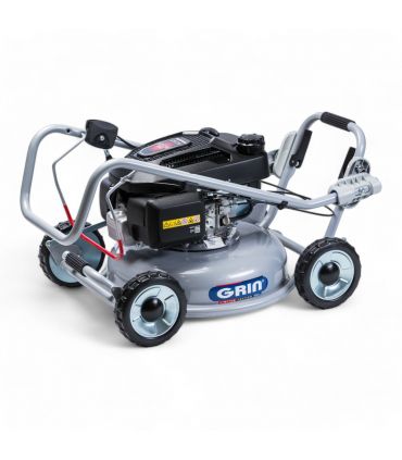 Tondeuse thermique tractée 46 cm, mulching extra-fin, moteur Honda 166cm³ - GRIN HM46A-HONDA
