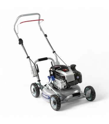 Tondeuse thermique 46cm, mulching pulvérisateur sans bac, démarrage électrique - GRIN HM46-INSTART