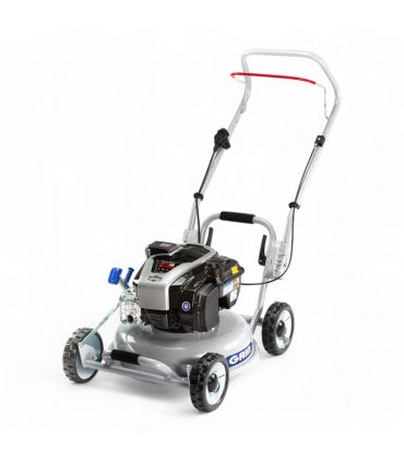 Tondeuse thermique 46cm, mulching pulvérisateur sans bac, démarrage électrique - GRIN HM46-INSTART