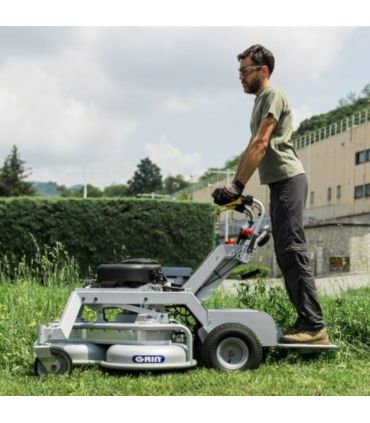 Tondeuse à gazon professionnelle 120 cm, mulching 7000 m²/h, zéro turn - GRIN XM120A