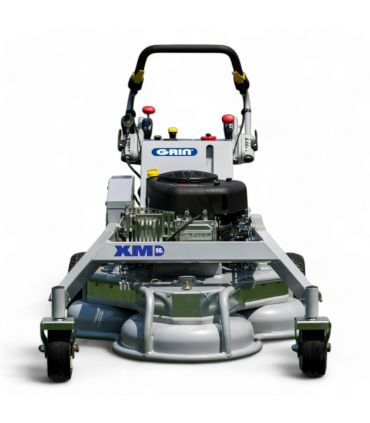 Tondeuse thermique professionnelle 90 cm, mulching 5200 m²/h, braquage zéro turn - GRIN XM90A