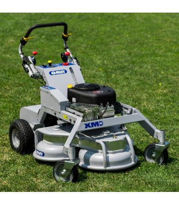 Tondeuse thermique professionnelle 90 cm, mulching 5200 m²/h, braquage zéro turn - GRIN XM90A