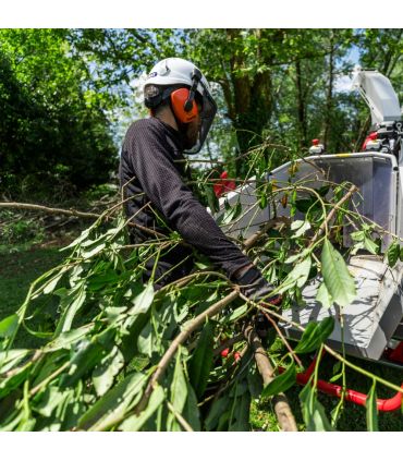 Broyeur thermique GRIN 150mm, moteur HONDA 690cc, attelage remorque - BIOCH150-ROAD