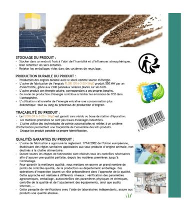 Engrais Flori Or 6-3-20   3MgO 25 kg renforce l'enracinement et le fleurissement, pour l'automne - Florivert NEG00980