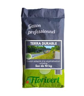 Semis pour gazon Terra Durable 10 kg, pour pousse modérée et bonne densité - Florivert 1201630 Semis pour gazon Terra Durable 10 kg, pour pousse modérée et bonne densité - Florivert 1201630