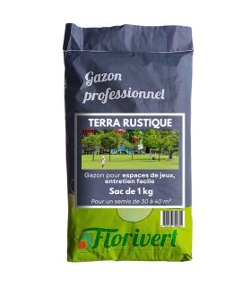 Gazon à semer Terra Rustique 1 kg, pour peu d'entretien et bel aspect estival - Florivert 1206450 Gazon à semer Terra Rustique 1 kg, pour peu d'entretien et bel aspect estival - Florivert 1206450