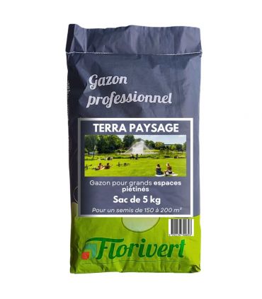 Semences gazon Terra Paysage 5 kg pour un gazon fin et dense facile à établir - Florivert 1206454