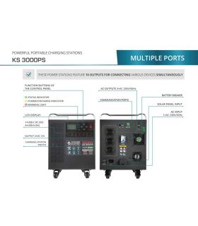 Centrale électrique portable, 3000W - Könner  Söhnen KS 3000PS Centrale électrique portable, 3000W - Könner  Söhnen KS 3000PS