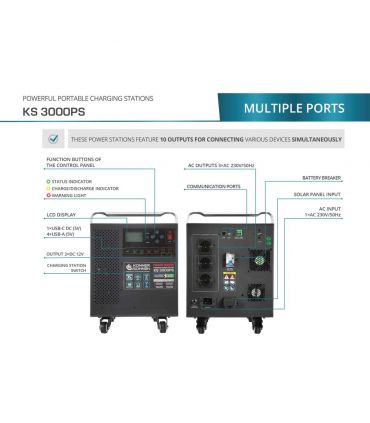 Centrale électrique portable, 3000W - Könner  Söhnen KS 3000PS
