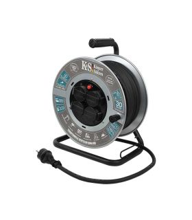 Enrouleur de câbles, 30M de câble - Könner  Söhnen KS CRM-30M Enrouleur de câbles, 30M de câble - Könner  Söhnen KS CRM-30M