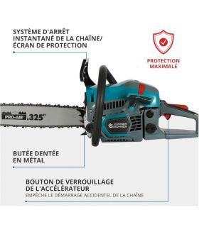 Tronçonneuse thermique 2 temps 54cm3 lame 16" Könner  Söhnen - KS CS31G-16-1 Tronçonneuse thermique 2 temps 54cm3 lame 16" Könner  Söhnen - KS CS31G-16-1